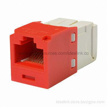 Modular Jack with UTP, FTP Type, Both CAT5e and CAT6 are Available